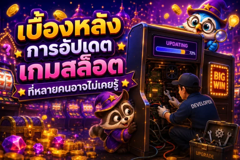 เบื้องหลังการอัปเดตเกมสล็อตที่หลายคนอาจไม่เคยรู้